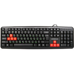 Клавиатура Nakatomi KN-02U Black-Red