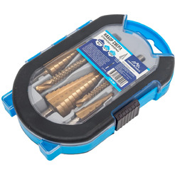 Набор сверл ступенчатых и фрезерных Vertex Tools 4-12-368