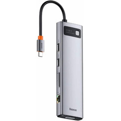 USB-хаб Baseus CAHUB-CT0G (серый)