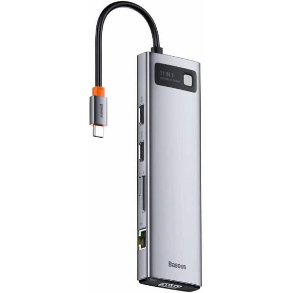 USB-хаб Baseus CAHUB-CT0G (серый)