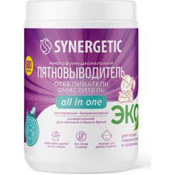 Пятновыводитель Synergetic Кислородный многофункциональный для тканей и поверхностей 0.9 кг