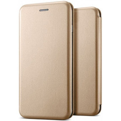 Чехол-книга CASE Magnetic flip для Samsung Galaxy A20s (золотой)
