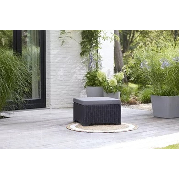 Пуф садовый Keter California Bay Hocker 253155 (графит)
