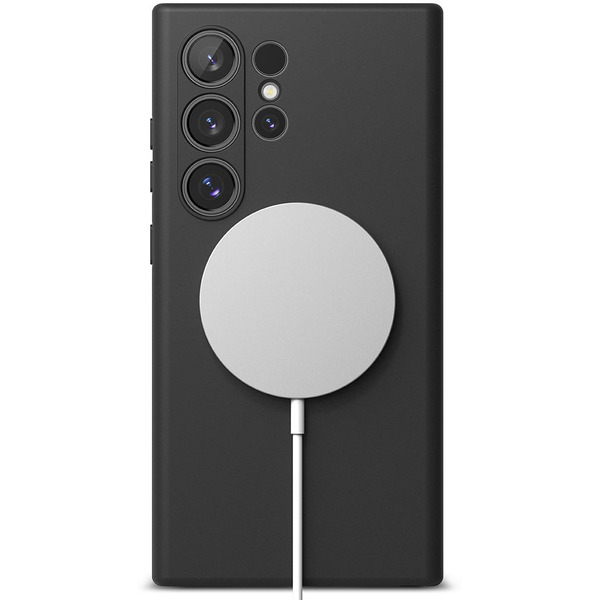 Чехол Ringke Silicone Magnetic Magsafe для Galaxy S24 Ultra (черный)