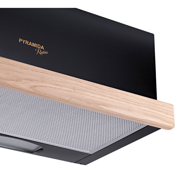 Вытяжка кухонная PYRAMIDA TL-60 WOOD BLACK/N