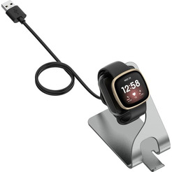 Док-станция Bingo для Google Pixel Watch 2/3/FITBIT Ace LTE/Versa 3/4/Sense 1/2 (серый)