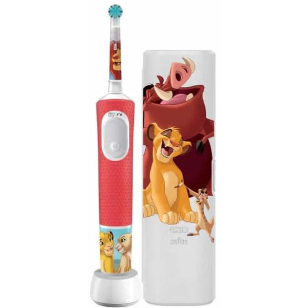 Электрическая зубная щетка Oral-B Vitality Pro Kids D103.413.2KX Lion King с футляром