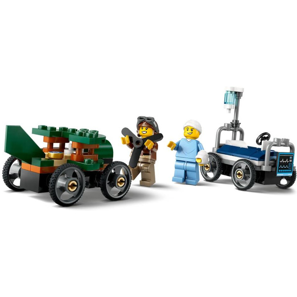 Конструктор LEGO City 60459 Самолет против машины скорой помощи