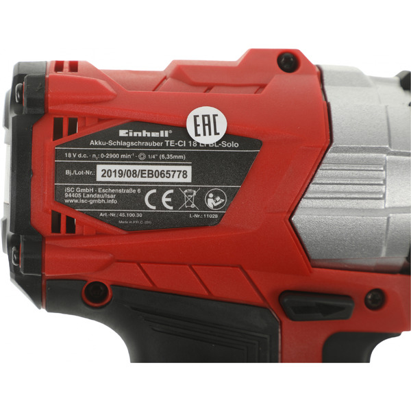 Винтоверт Einhell PXC TE-CI 18 Li (4510030) без АКБ и ЗУ