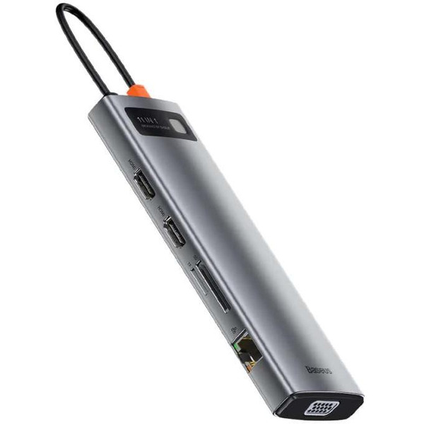 USB-хаб Baseus CAHUB-CT0G (серый)