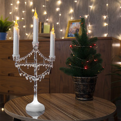 Фигура на подставке NEON-NIGHT Подсвечник со свечками 513-034