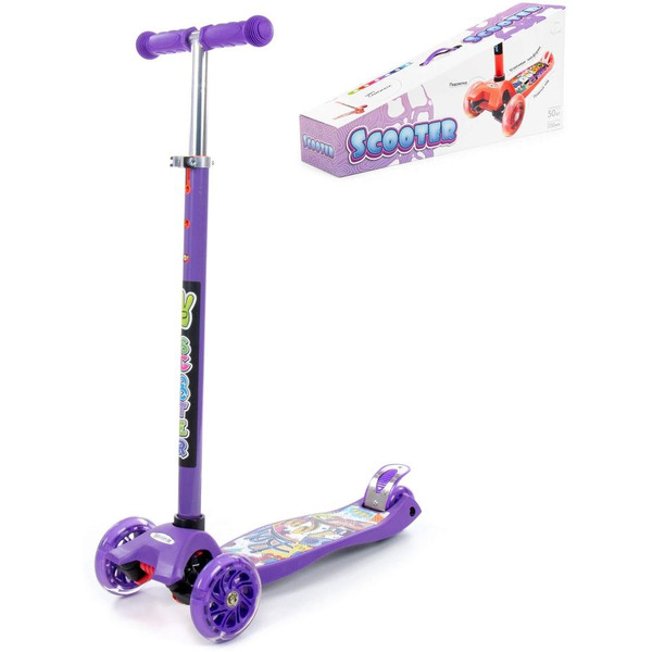 Самокат Полесье 0072 94582 (фиолетовый)