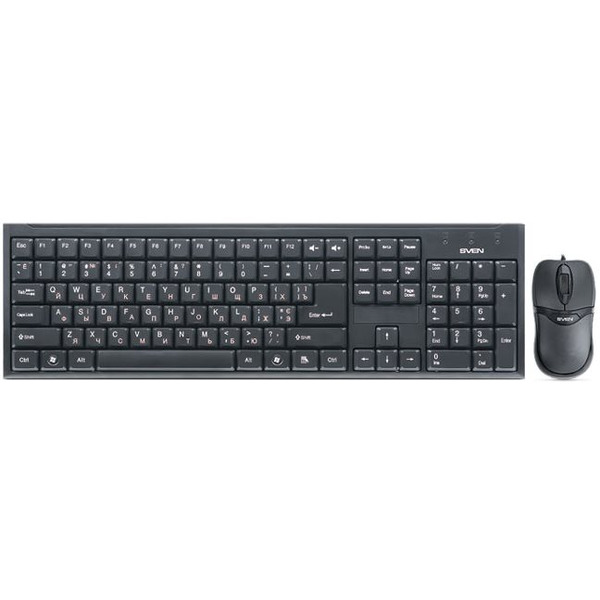 Мышь + клавиатура SVEN Standard 310 Combo (черный)