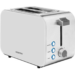Тостер Centek CT-1422 (белый/серебристый)