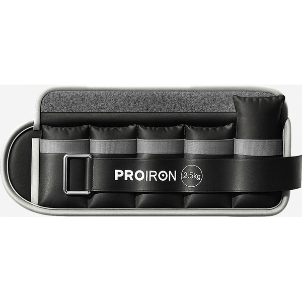 Утяжелители для рук и ног PROIRON УТ225Ч (2 шт. по 2,5 кг, черные)