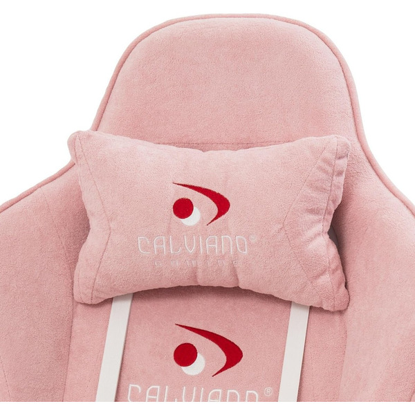 Вибромассажное кресло Calviano Nero (pink plush)