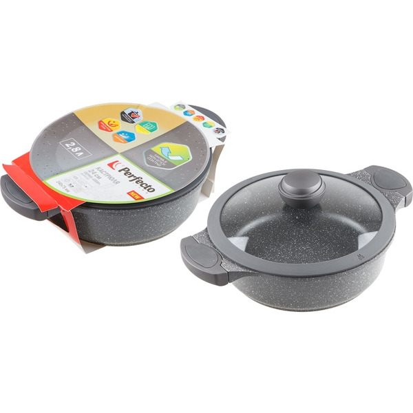 Кастрюля Perfecto Linea Grey 2.8 л (54-241111)