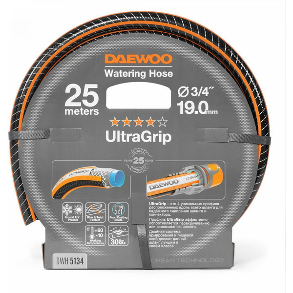Шланг Daewoo Power UltraGrip DWH 5134 (3/4'', 25 м)
