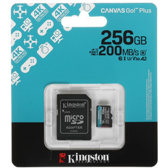 Карта памяти Kingston Canvas Go! Plus microSDXC 256GB (SDCG4/256GB)