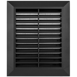 Решетка с сеткой от насекомых Awenta Classic T48GR 14x17 (графитовый)