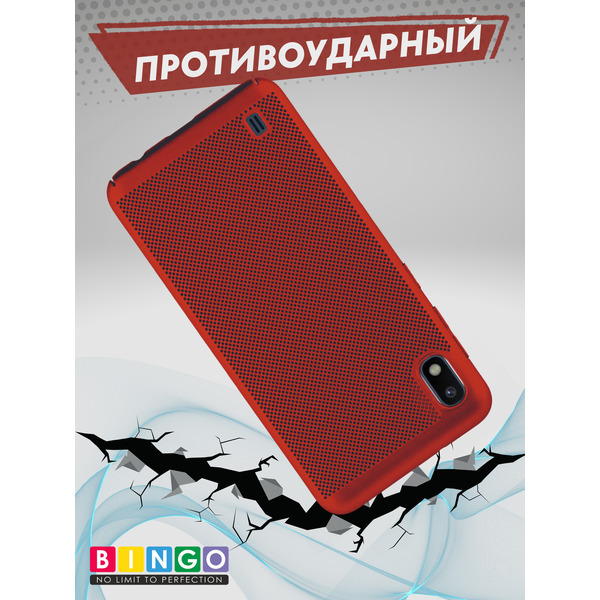 Чехол-накладка Bingo Breathable для Galaxy A10 (красный)