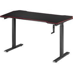 Стол для компьютера Cactus CS-MDL-BK (МДФ черный)