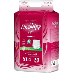 Трусы-подгузники для взрослых Dr.Skipp Light XL-4 (20 шт)