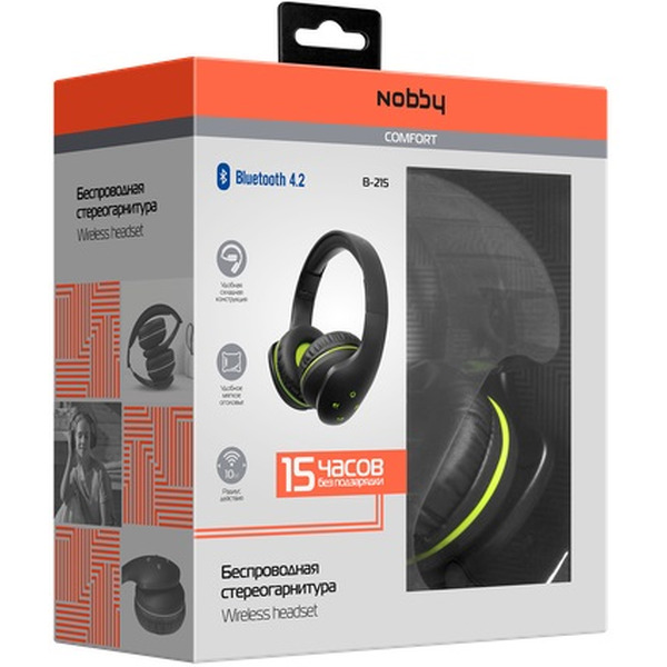 Наушники Nobby Comfort В-215 (NBC-BH-42-07)