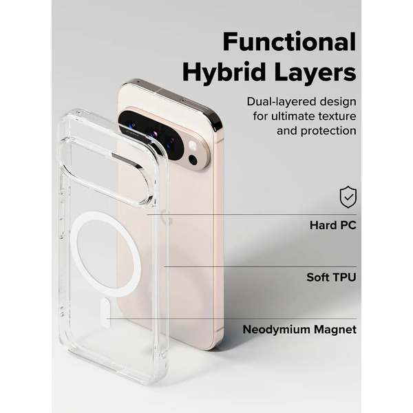 Чехол Ringke FUSION MAGNETIC для Pixel 10 Pro XL CLEAR