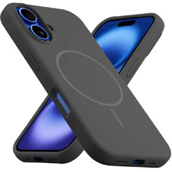 Бампер Bingo Silicone Magnetic для APPLE iPhone 16 Черный