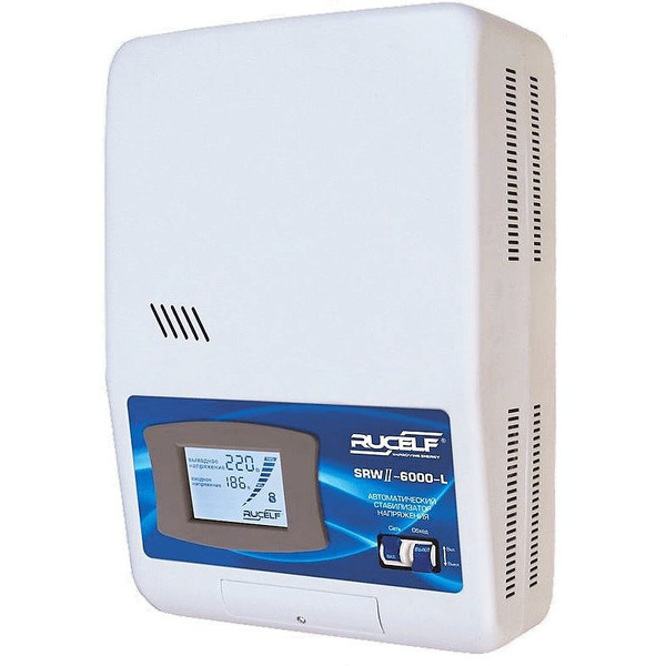 Стабилизатор напряжения Rucelf SRWII-6000-L