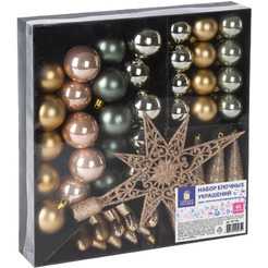 Шары ёлочные Золотая сказка 591129