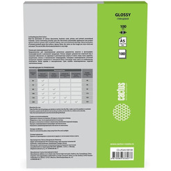 Пленка для ламинирования Cactus CS-LPGA5100100