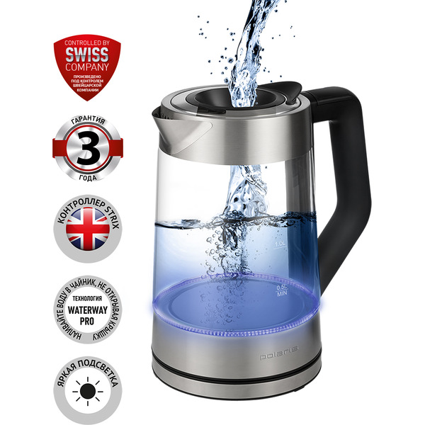 Электрочайник Polaris PWK 1702CGL