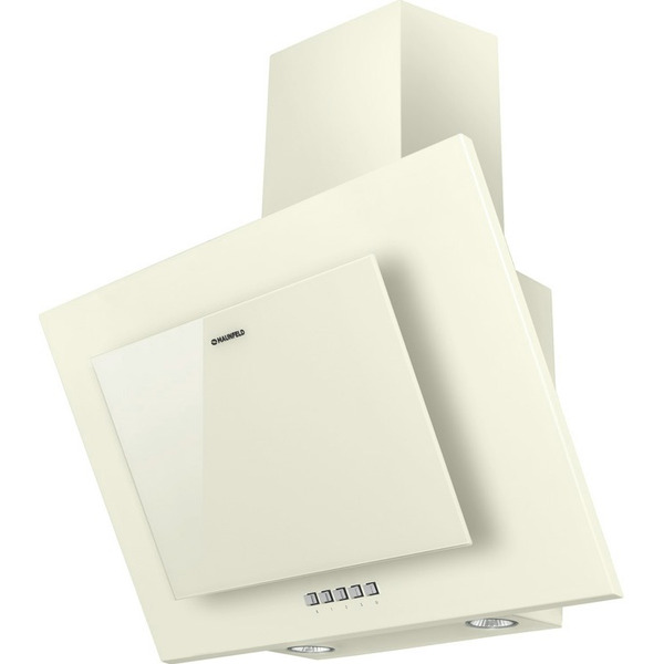 Кухонная вытяжка MAUNFELD Tower C 50 слоновая кость/стекло