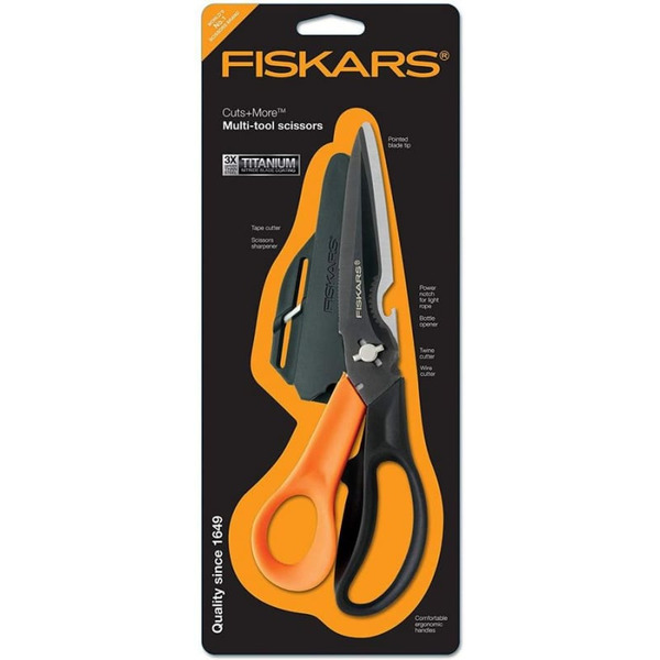 Ножницы универсальные Fiskars Cuts+More 1000809