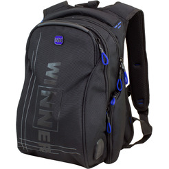 Рюкзак Winner 394-2 (черный/синий)