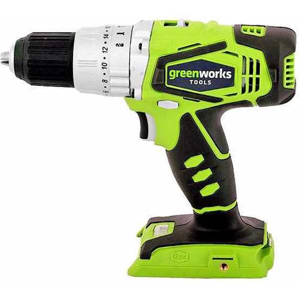 Аккумуляторная дрель-шуруповерт Greenworks G24CD (3801107) без АКБ и ЗУ