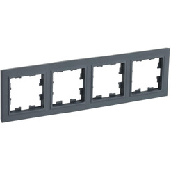 Рамка IEK Brite РУ-4-БрГ