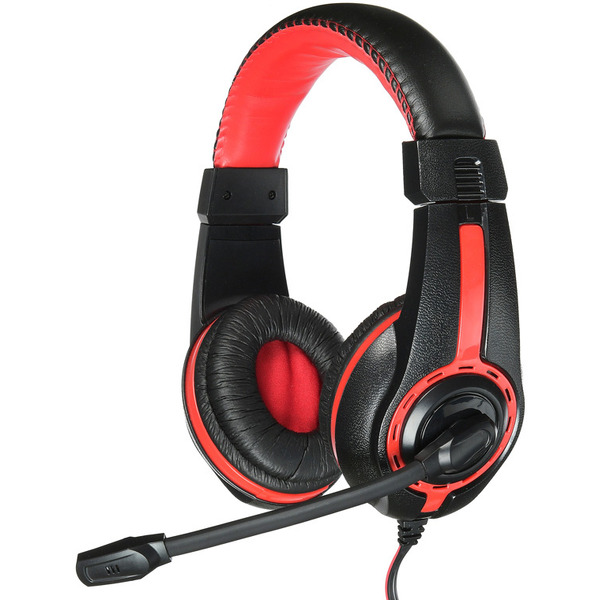 Наушники Oklick HS-L200 (черный/красный)