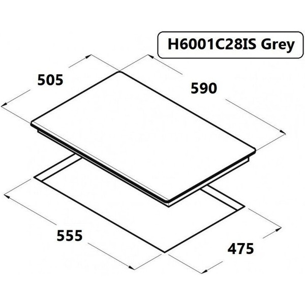 Варочная панель Schtoff H6001C28IS Grey