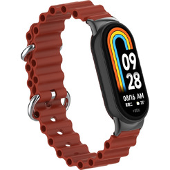 Ремешок Bingo Ocean для XIAOMI Mi Band 8 Бордовый