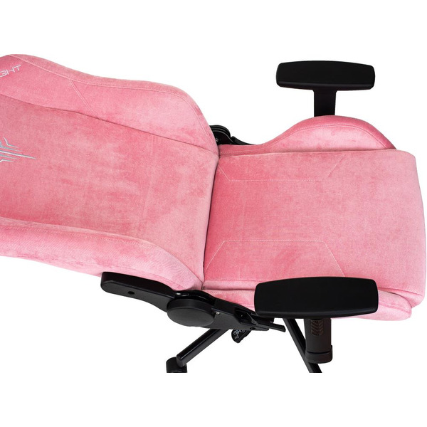 Кресло игровое Knight N1 Fabric Velvet 36 (1626365) розовый