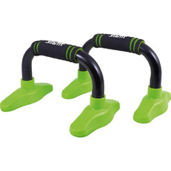 Упоры для отжимания Starfit Классические BA-302 (черный/зеленый)