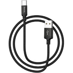 Кабель Hoco X14 USB Type-C (1 м, черный)