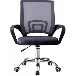 Кресло офисное Mio Tesoro Виола 695 AF-C4021 (серый/черный)