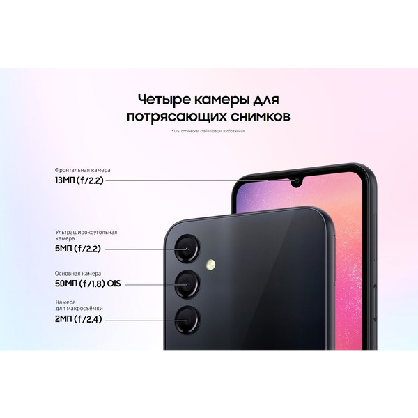Смартфон Samsung Galaxy A24 SM-A245FLGVCAU 6GB/128GB (зеленый)