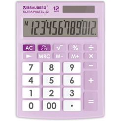 Калькулятор BRAUBERG Ultra Pastel-12-PR (250505)