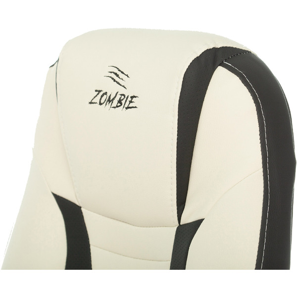 Кресло игровое Zombie 8 (1583543) белый/черный