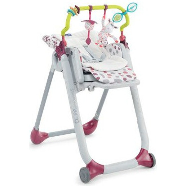 Стульчик для кормления Chicco POLLY Progres5 4R CHERRY
